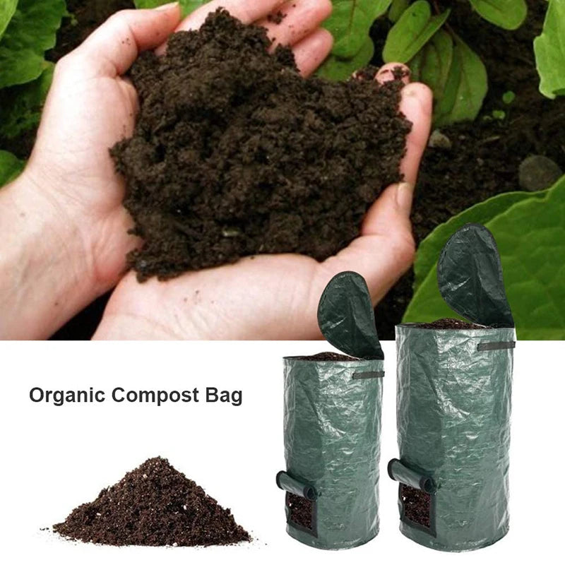 Compost Bag with Lid Environmental Organic