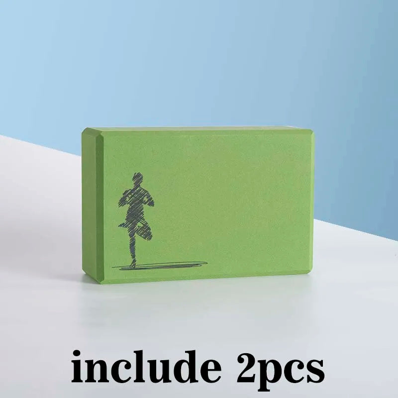 2pcs yoga block