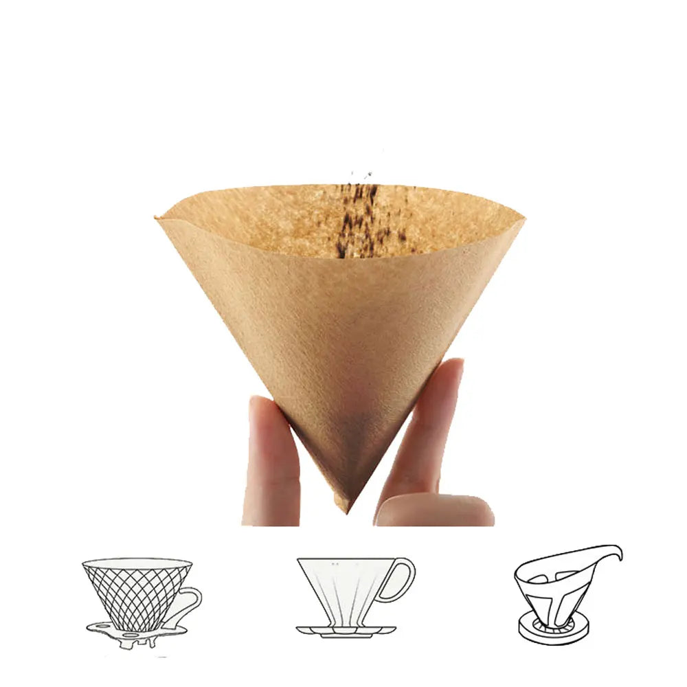 Coffee Filter Disposable - Natural - Unbleached