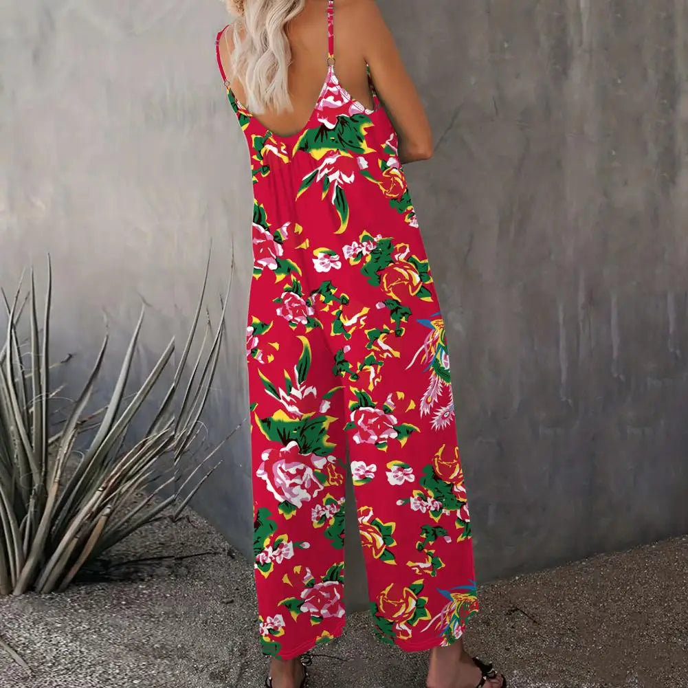 Jumpsuit Floral Wide