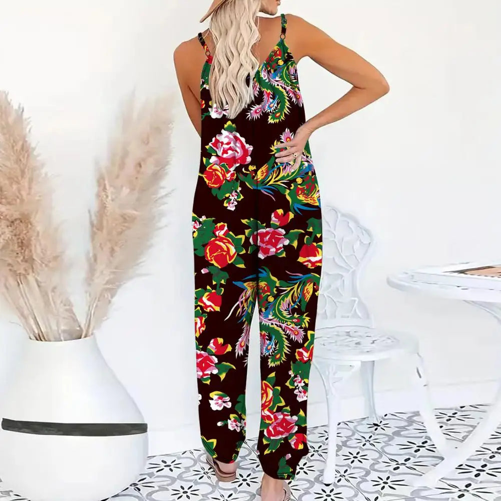 Jumpsuit Floral Wide