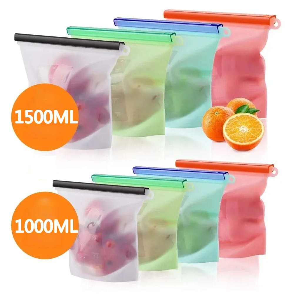 Reusable Silicone Food Storage Bag