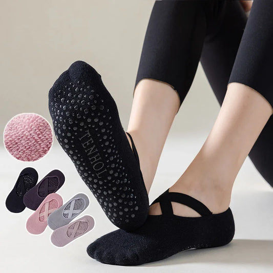 Yoga Socks  Cotton Silicone Non-slip