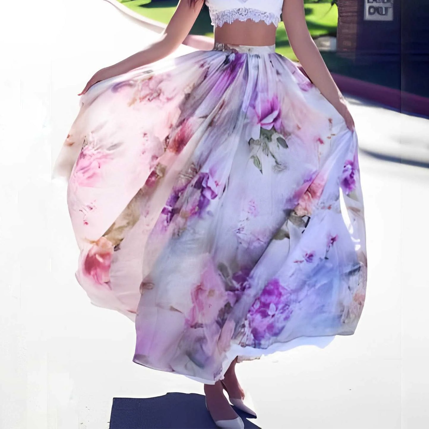 Hippie Printing Skirt