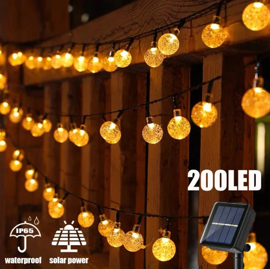 Solar Lights Outdoor 200 Led