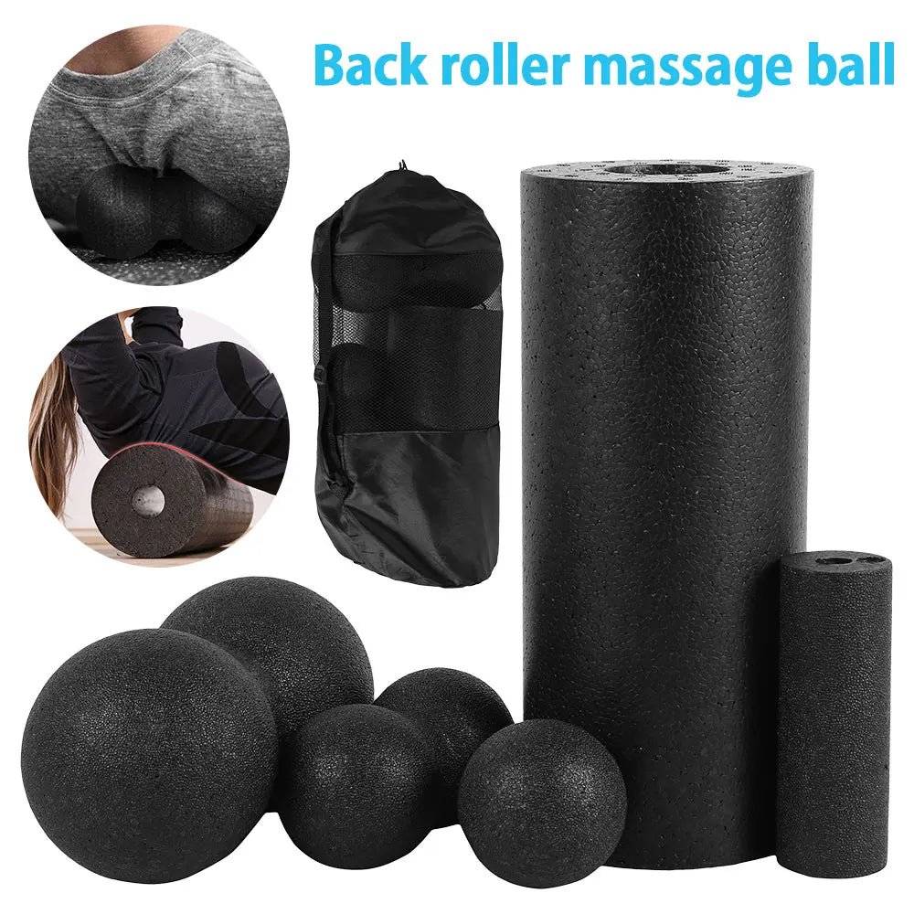 Fitness Ball Set Massage Muscle Release Exercises Equipment