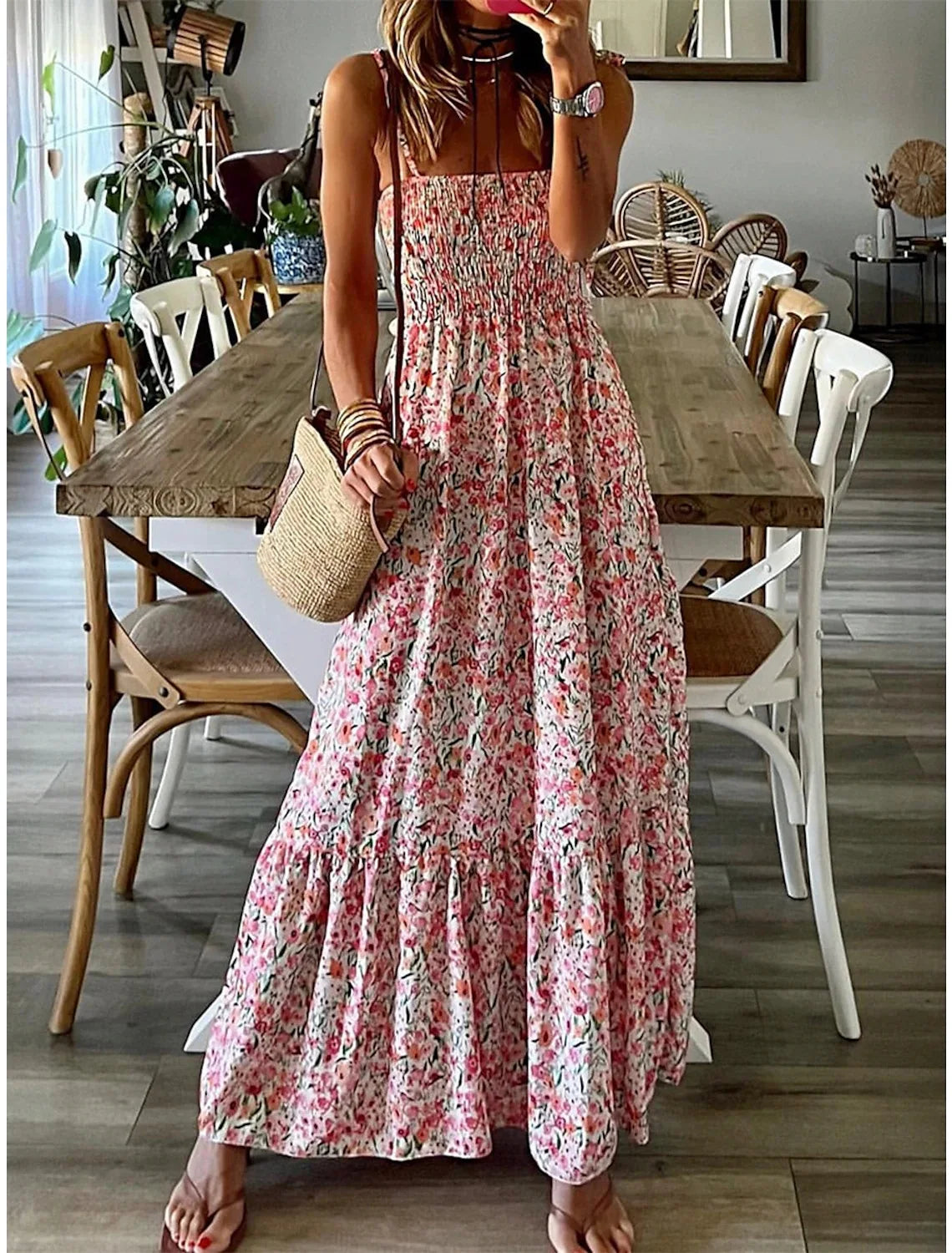 Maxi Dress Elegant Floral