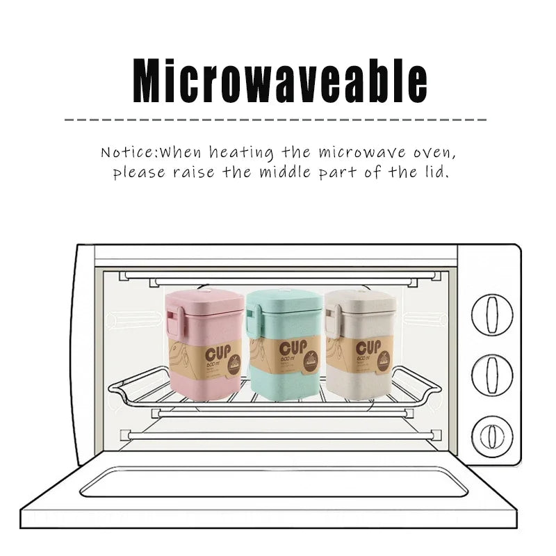 Microwavable Lunch Box Soup Leakproof