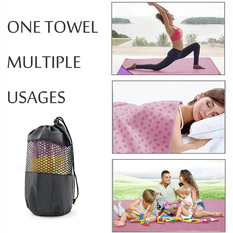 Non Slip  Yoga Towel  Sweat Absorbent