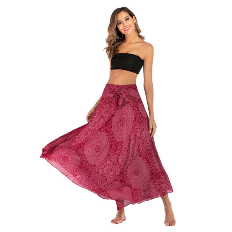 Hippie Floral Long Skirt