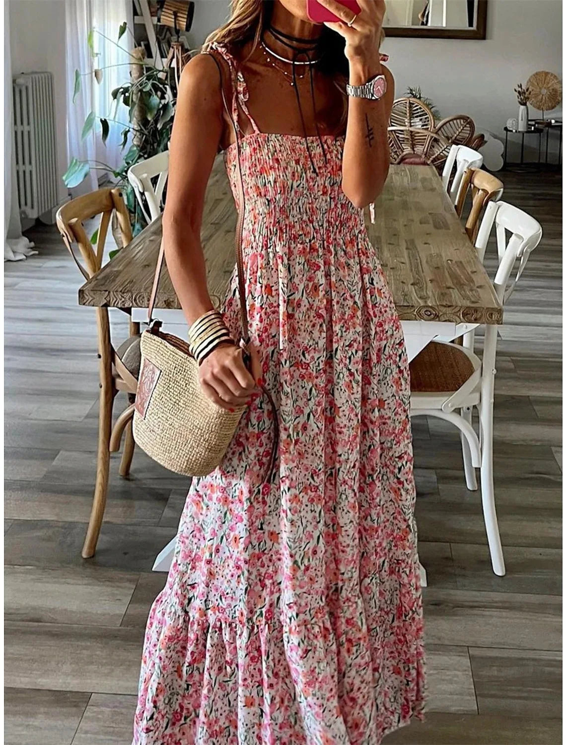 Maxi Dress Elegant Floral