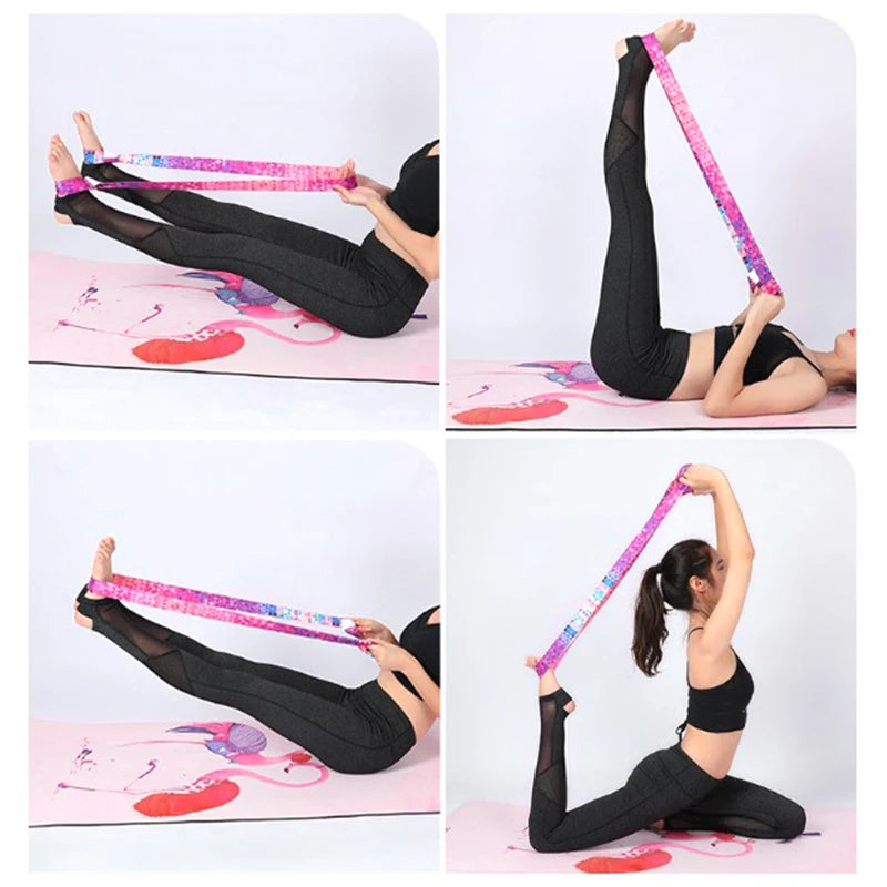 Adjustable Shoulder Strap Yoga Mat Band