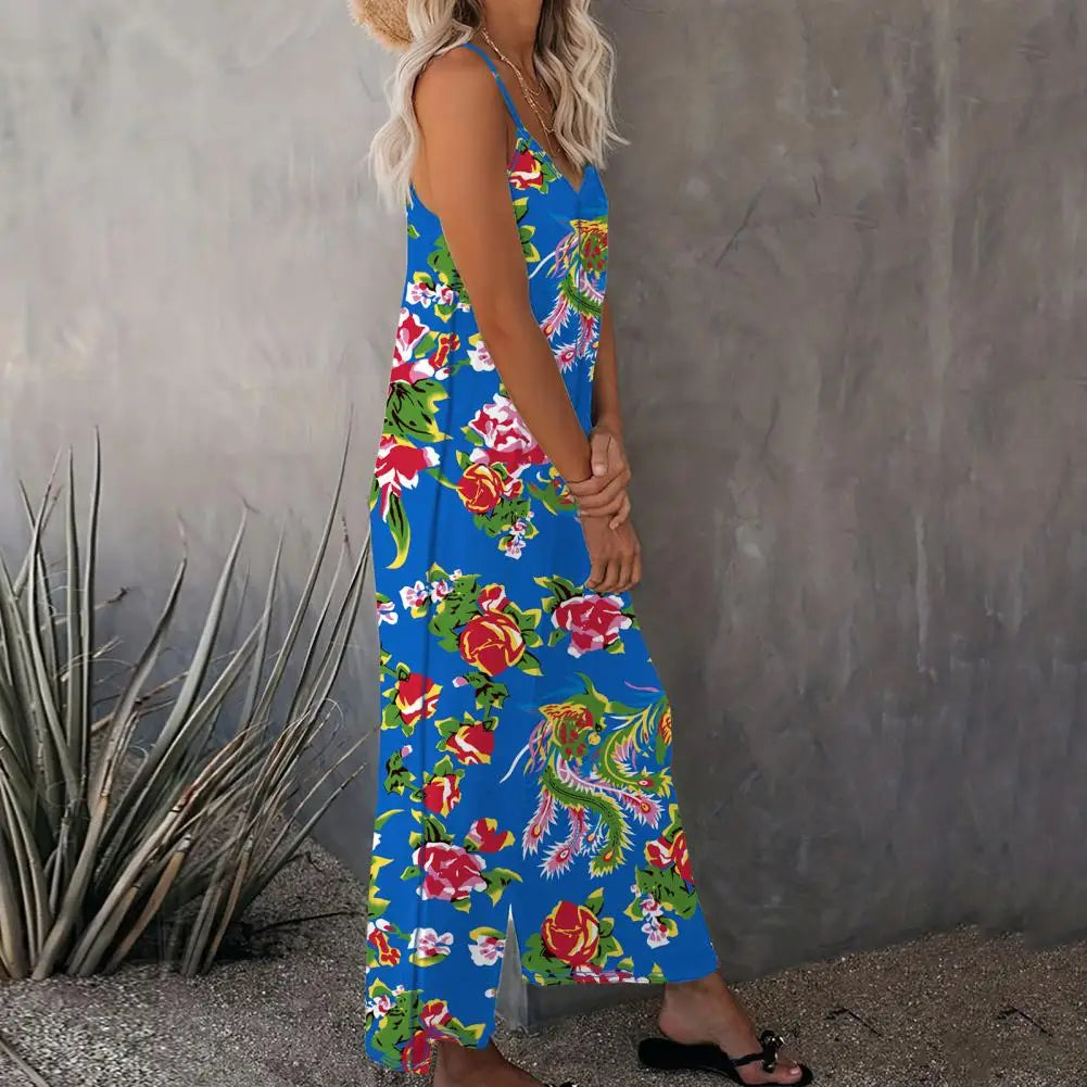 Jumpsuit Floral Wide