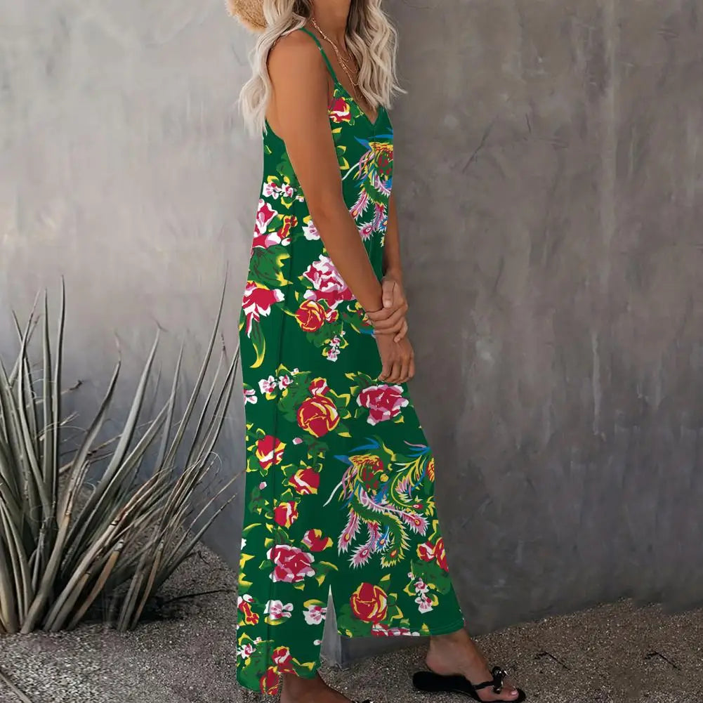 Jumpsuit Floral Wide