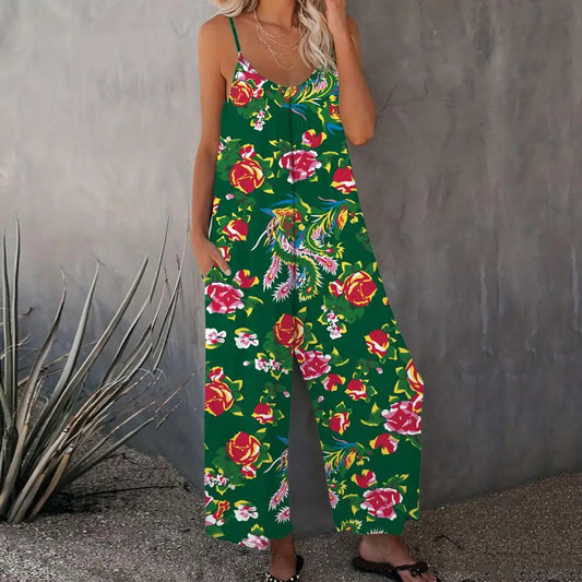 Jumpsuit Floral Wide