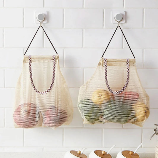 Mesh Bags Kitchen Hanging Storage